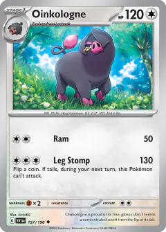 Oinkologne 157/198 Uncommon card from Scarlet & Violet Base