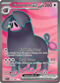 Oinkologne ex 234/198 Ultra Rare card from Scarlet & Violet Base