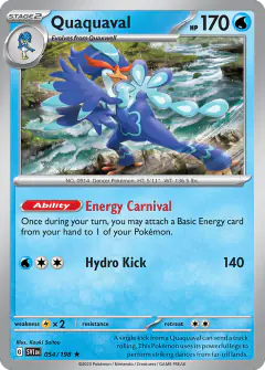 Quaquaval 054/198 Rare card from Scarlet & Violet Base