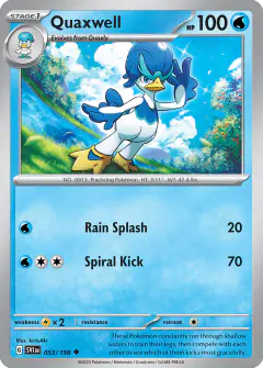 Quaxwell 053/198 Uncommon card from Scarlet & Violet Base