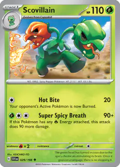 Scovillain 029/198 Uncommon card from Scarlet & Violet Base