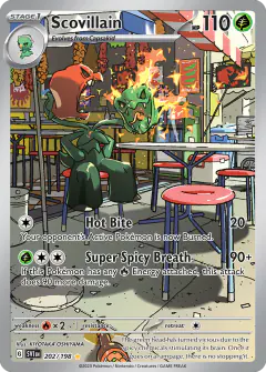 Scovillain 202/198 Illustration Rare card from Scarlet & Violet Base