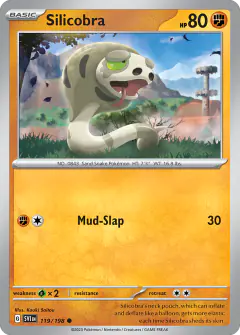 Silicobra 119/198 Common card from Scarlet & Violet Base
