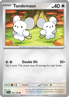 Tandemaus 160/198 Common card from Scarlet & Violet Base