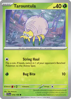 Tarountula 016/198 Common card from Scarlet & Violet Base