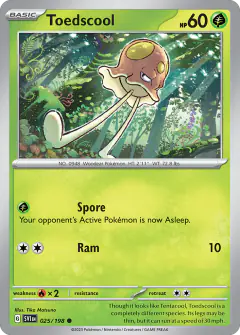 Toedscool 025/198 Common card from Scarlet & Violet Base