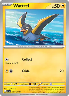 Wattrel 077/198 Common card from Scarlet & Violet Base
