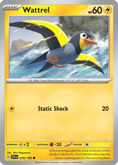 Wattrel 078/198 Common card from Scarlet & Violet Base