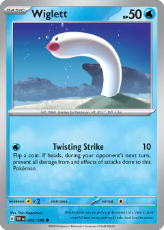 Wiglett 055/198 Common card from Scarlet & Violet Base