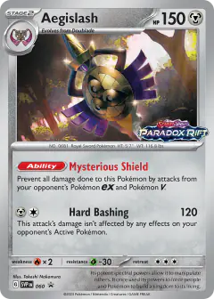 Aegislash 060 Promo card from Scarlet & Violet Black Star Promos