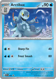 Arctibax 064 Promo card from Scarlet & Violet Black Star Promos