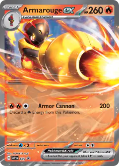 Armarouge ex 105 Promo card from Scarlet & Violet Black Star Promos