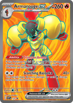 Armarouge ex 125 Promo card from Scarlet & Violet Black Star Promos