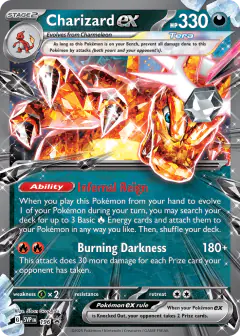Charizard ex 196 Promo card from Scarlet & Violet Black Star Promos