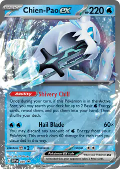 Chien-Pao ex 030 Promo card from Scarlet & Violet Black Star Promos