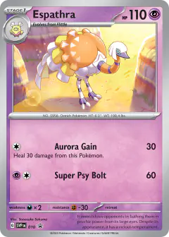 Espathra 010 Promo card from Scarlet & Violet Black Star Promos
