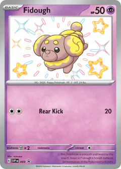 Fidough 069 Promo card from Scarlet & Violet Black Star Promos