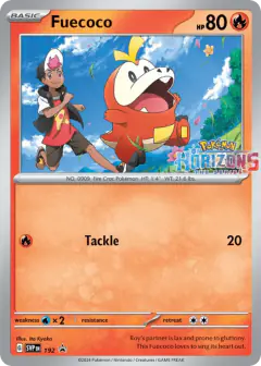 Fuecoco 192 Promo card from Scarlet & Violet Black Star Promos