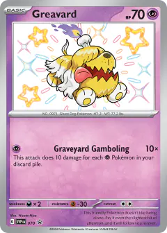 Greavard 070 Promo card from Scarlet & Violet Black Star Promos