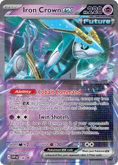 Iron Crown ex 146 Promo card from Scarlet & Violet Black Star Promos