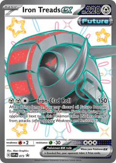 Iron Treads ex 073 Promo card from Scarlet & Violet Black Star Promos