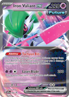 Iron Valiant ex 068 Promo card from Scarlet & Violet Black Star Promos