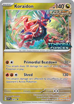 Koraidon 091 Promo card from Scarlet & Violet Black Star Promos
