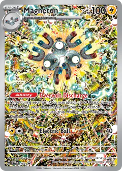 Magneton 159 Promo card from Scarlet & Violet Black Star Promos