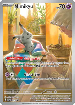 Mimikyu 075 Promo card from Scarlet & Violet Black Star Promos