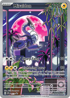 Miraidon 013 Promo card from Scarlet & Violet Black Star Promos