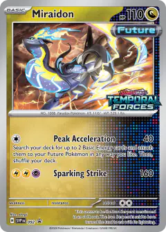 Miraidon 092 Promo card from Scarlet & Violet Black Star Promos