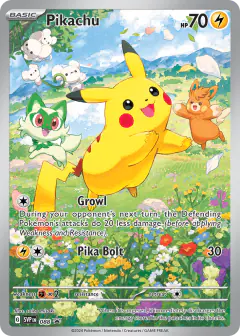 Pikachu 088 Promo card from Scarlet & Violet Black Star Promos
