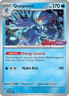Quaquaval 005 Promo card from Scarlet & Violet Black Star Promos