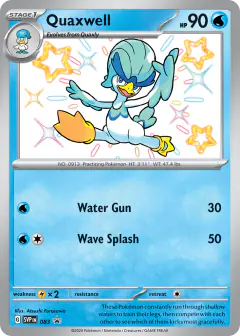 Quaxwell 083 Promo card from Scarlet & Violet Black Star Promos