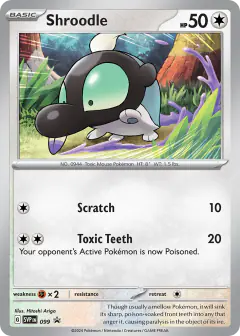 Shroodle 099 Promo card from Scarlet & Violet Black Star Promos