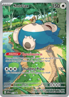 Snorlax 051 Promo card from Scarlet & Violet Black Star Promos