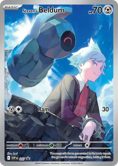 Steven's Beldum 207 Promo card from Scarlet & Violet Black Star Promos