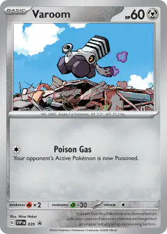Varoom 026 Promo card from Scarlet & Violet Black Star Promos