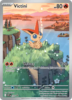 Victini 208 Promo card from Scarlet & Violet Black Star Promos