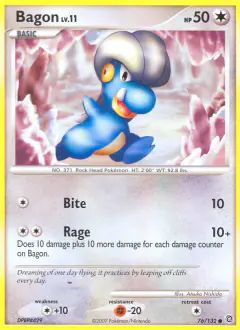 Bagon 76/132 Common card from Secret Wonders
