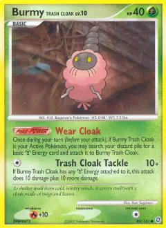 Burmy Trash Cloak 80/132 Common card from Secret Wonders