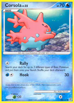 Corsola 84/132 Common card from Secret Wonders