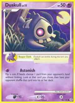Duskull 86/132 Common card from Secret Wonders