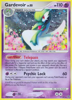 Gardevoir 7/132 Rare Holo card from Secret Wonders