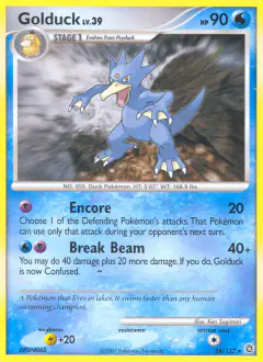 Golduck 28/132 Rare card from Secret Wonders