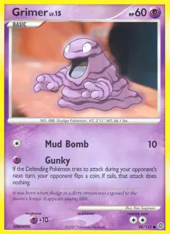 Grimer 88/132 Common card from Secret Wonders
