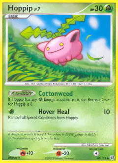 Hoppip 90/132 Common card from Secret Wonders