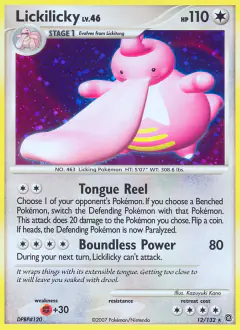 Lickilicky 12/132 Rare Holo card from Secret Wonders