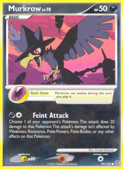 Murkrow 95/132 Common card from Secret Wonders