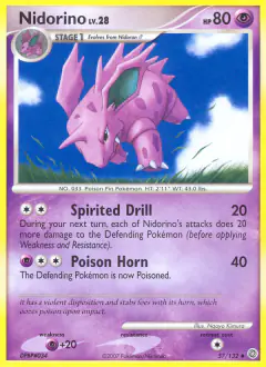 Nidorino 57/132 Uncommon card from Secret Wonders